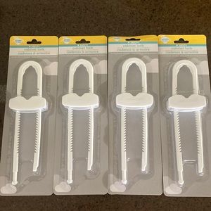 Set of 4 cabinet locks, child safety